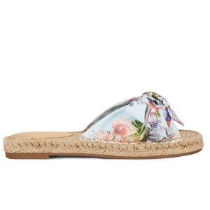 Nine West Blanche Espadrille Slide Sandals